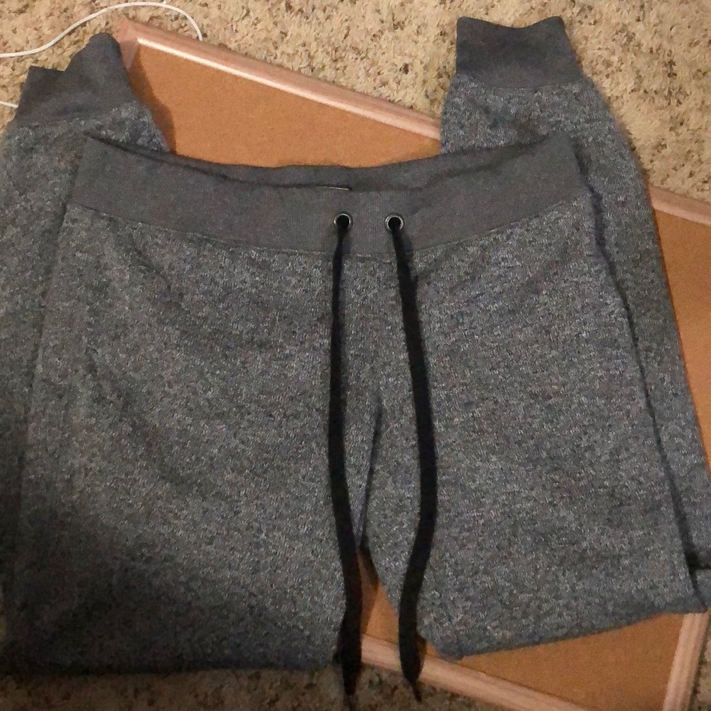 Gray sweatpants